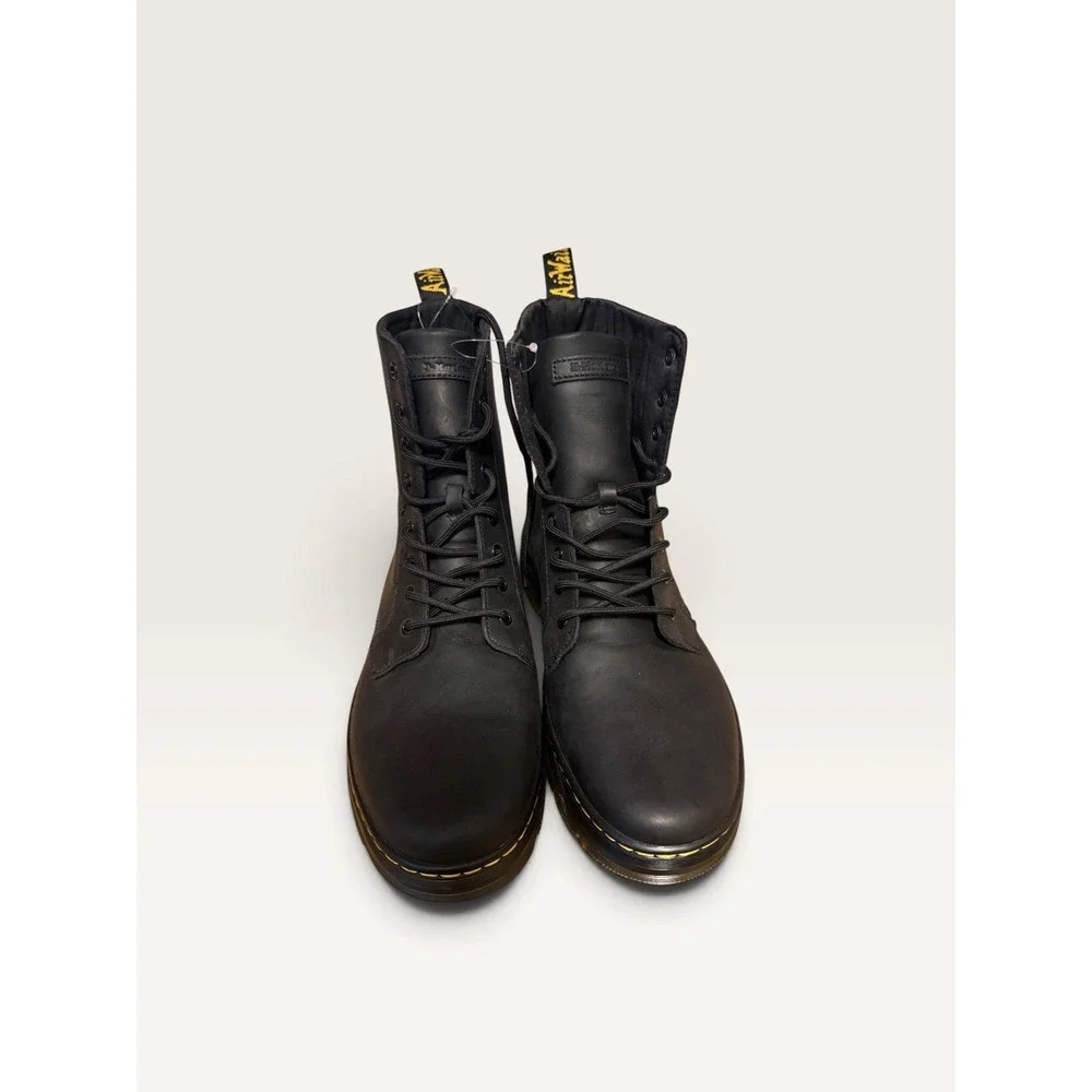 Dr. Doc Martens Combs Leather Wyoming Boots Men's Size 13 Black NWOB 1810